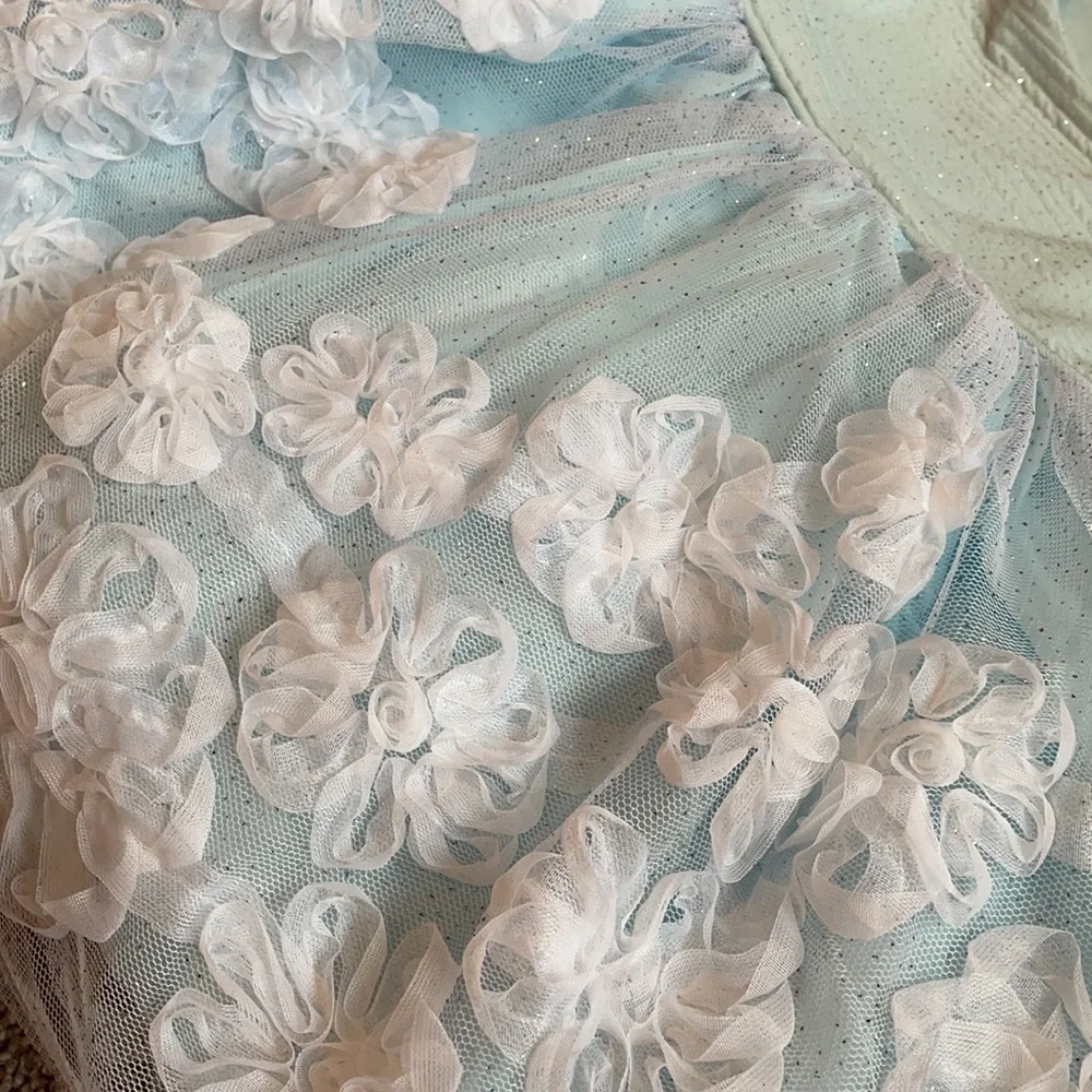 Nannette El Rosette Dress Blue